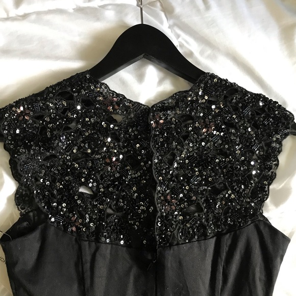 French Connection Black Sequin Dress - Picture 10 of 12